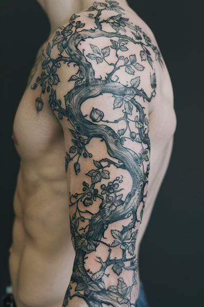 26 Forest Tattoo Designs for Men and Women | Small, Meaningful, First Tattoo Ideas