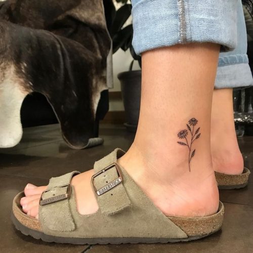 18 Unique Flower Ankle Tattoo Ideas: Stunning Designs for Nature Lovers