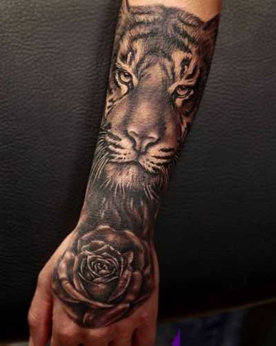 25 Tiger Tattoo on Arm Ideas