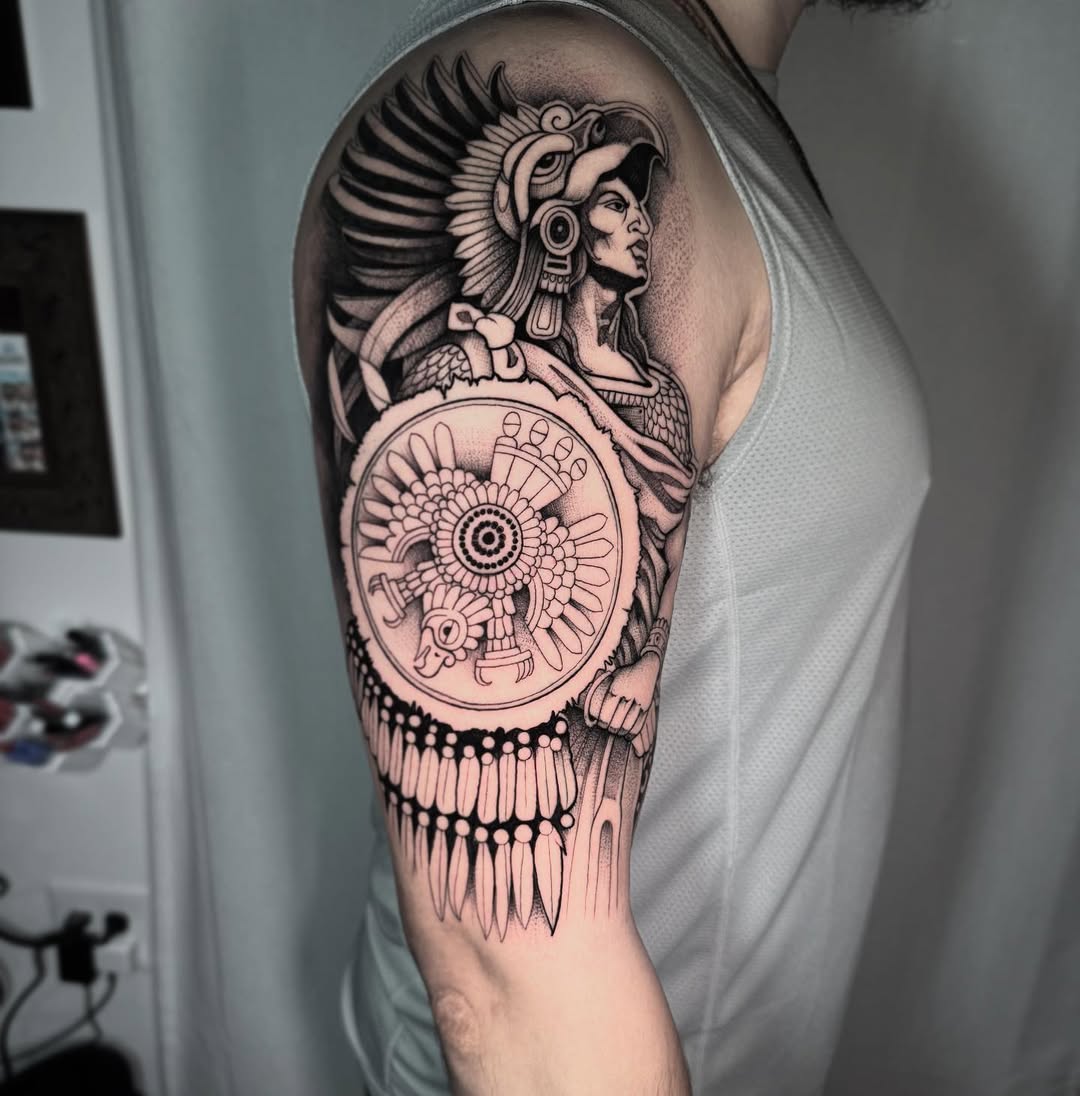 28 Aztec Warrior Tattoo Ideas: Power, Memory, and Modern Craft