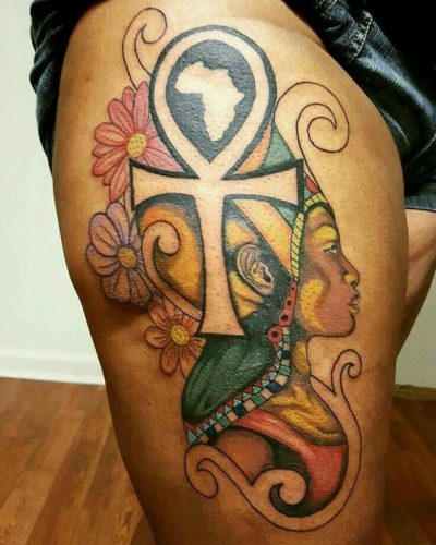 25 Colorful Tattoo Ideas for Dark Skin Tones