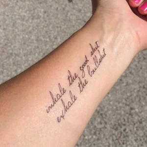 Inspirational Tattoo Quotes for Women 17 ideas