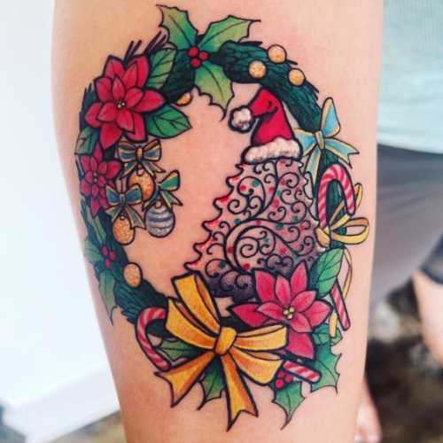 25 Christmas Tattoo Ideas: Festive Ink to Spread Holiday Cheer