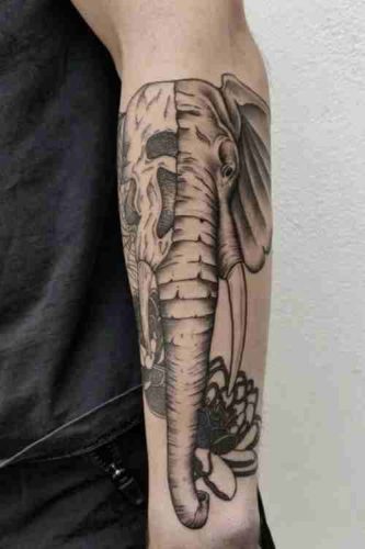 17 Elephant Tattoo Ideas on the Arm
