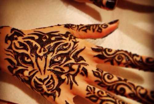 25 Tiger Tattoo on Hand Ideas