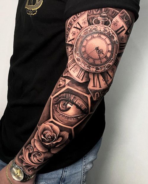 19 Men s Sleeve Tattoo Ideas