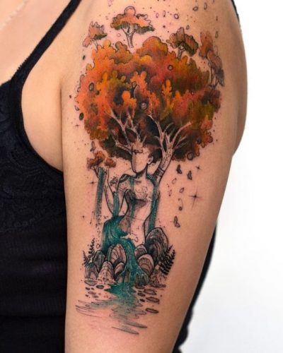 Embracing Roots and Wings: 20 Mother Tree Tattoo Ideas for