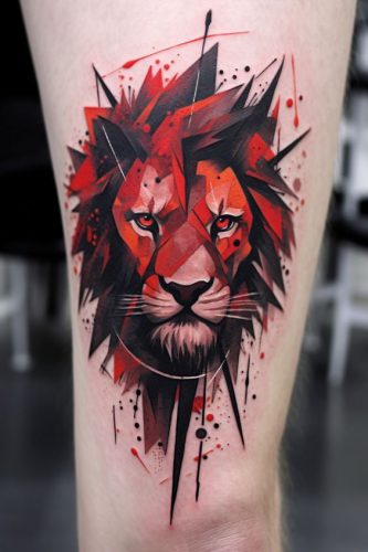 24 Lion Tattoo Half Sleeve: Showcase Power and Artistry