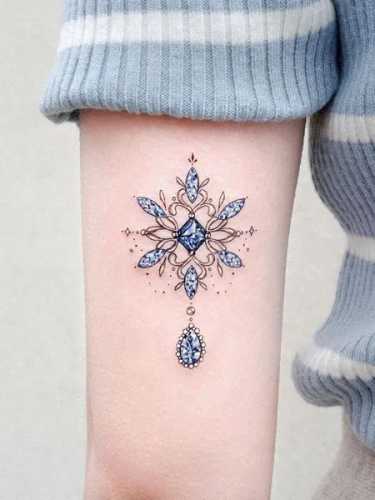 25 Snowflake Tattoo Ideas