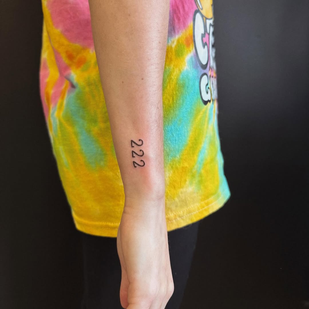 31 Ideas 222 Tattoo: Meanings, Fonts, and Placements You ll Actually Want