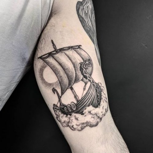 Explore 17 Captivating Viking Ship Tattoo Ideas for : Embrace Norse Heritage &#038; Artistry