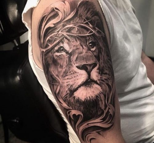 24 Lion Tattoo Half Sleeve: Showcase Power and Artistry