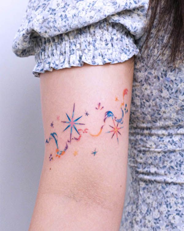 27 Space Tattoo Ideas for Women and Men Galaxy Sleeve Designs, Minimalist Forearm Art