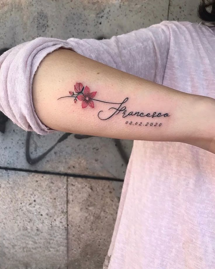 30 Name Tattoo Ideas : Cute, Unique & Dainty Designs for Women and Men Forearm, Neck, or Hand