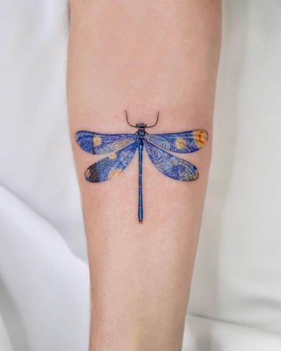 Discover 24 Ideas Unique Dragonfly Tattoo Designs for