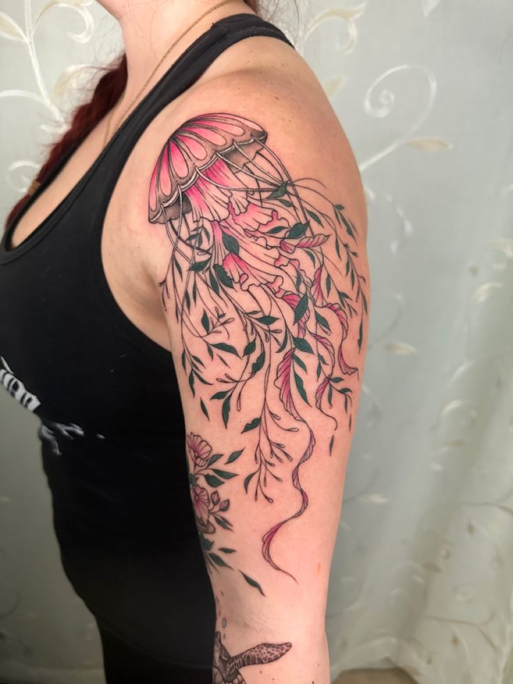 30 Jellyfish Tattoo Designs with Meaning and Style Flowing