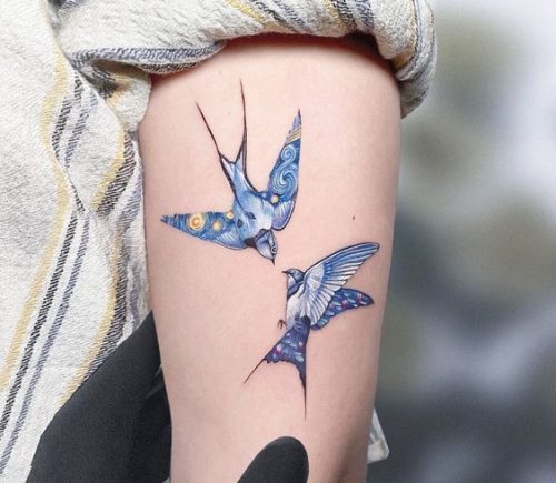 Swallow Tattoos : Discover 20 Unique and Symbolic Designs for Men and Women