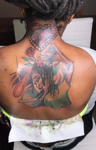 29 Colored Tattoo Ideas for Brown Skin Tones