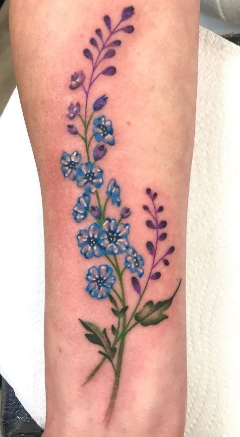 29 July Birth Flower Tattoo Ideas Fine Line, Spine, Arm, Shoulder & Sleeve Designs
