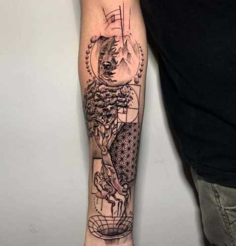 20 Patchwork Tattoo Ideas for Men: Unique and Artistic Ink