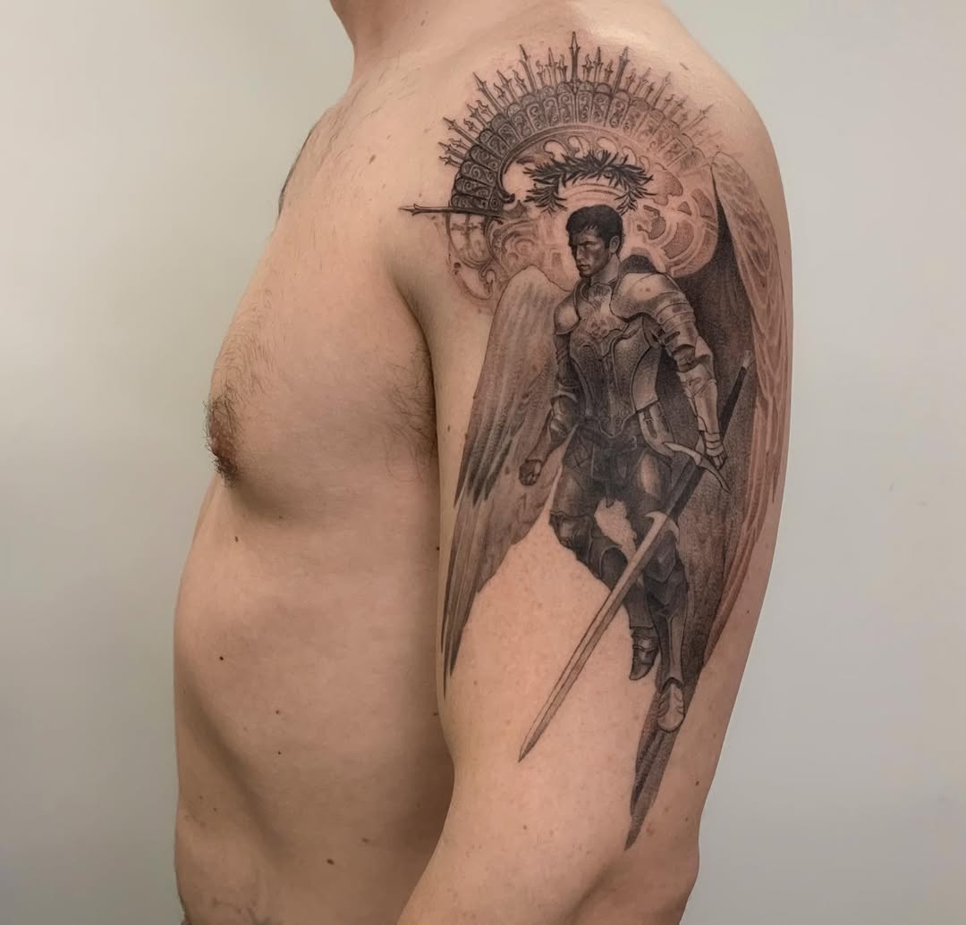 28 Guardian Angel Tattoo Designs for Men and Women Small Meaningful Art Styles