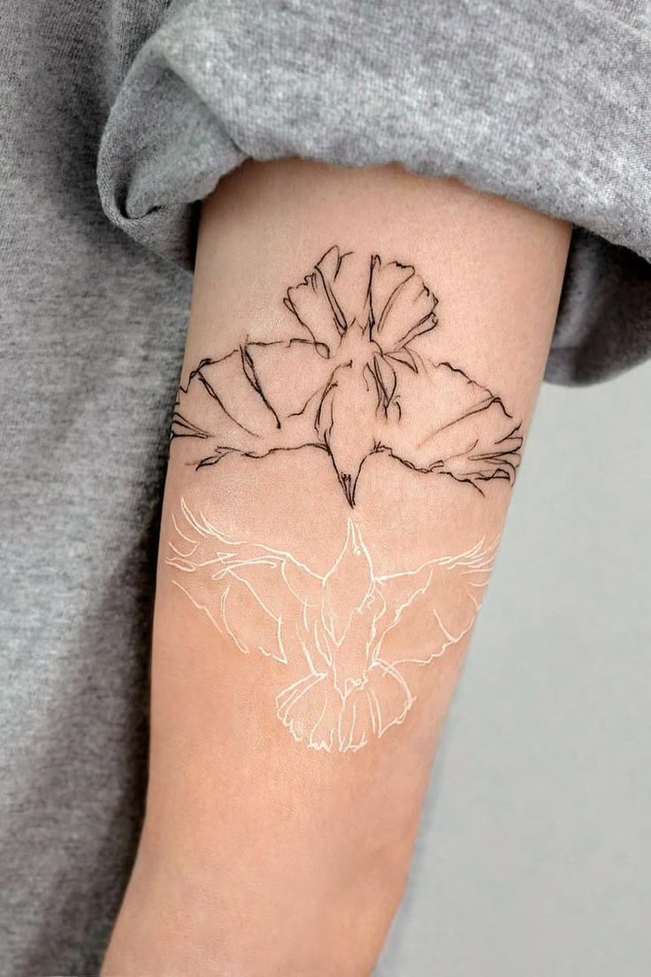 27 White Tattoo Ideas for Women and Men Aesthetic Designs on Dark Skin and More