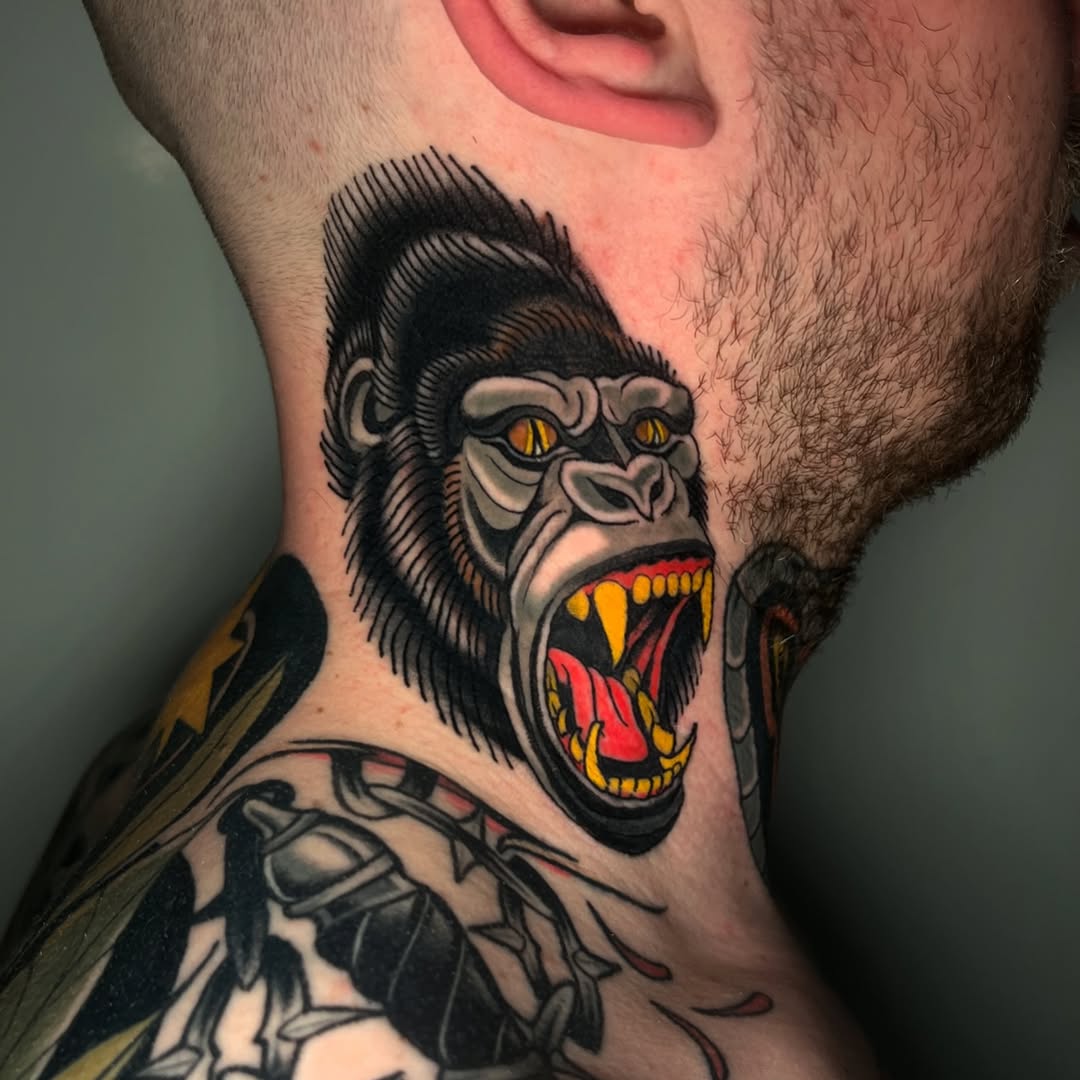 27 Gorilla Tattoo Designs That Capture Strength and Style
