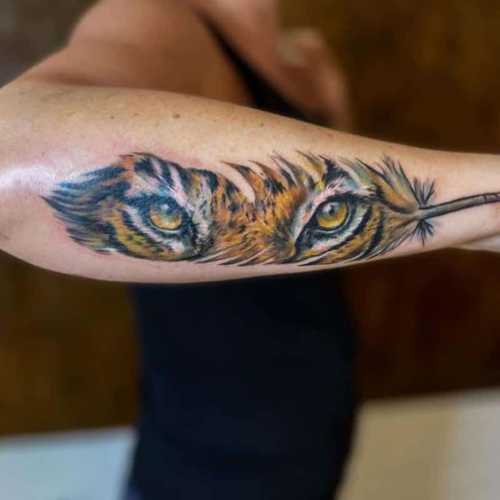 25 Tiger Tattoo on Arm Ideas