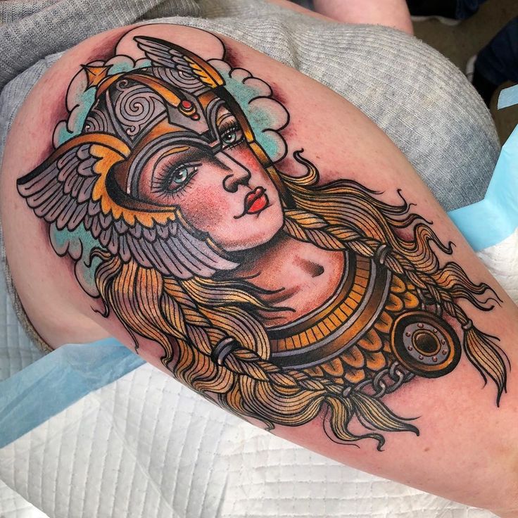 27 Norse Mythology Tattoo Valkyries Ideas Featuring Female Warriors & Symbolic Designs