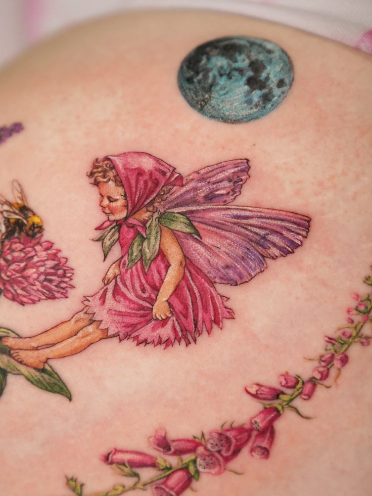 27 Fairy Tattoo Designs : Spiritual, Gothic, Fineline & Uncommon Ideas