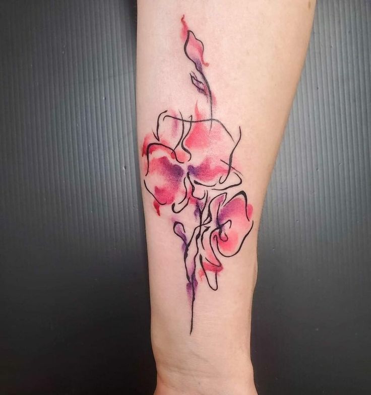 26 Orchid Tattoo Ideas for Minimalist, Colour, and Fine Line Designs