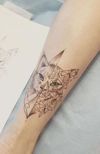 24 Cat Portrait Tattoo Ideas