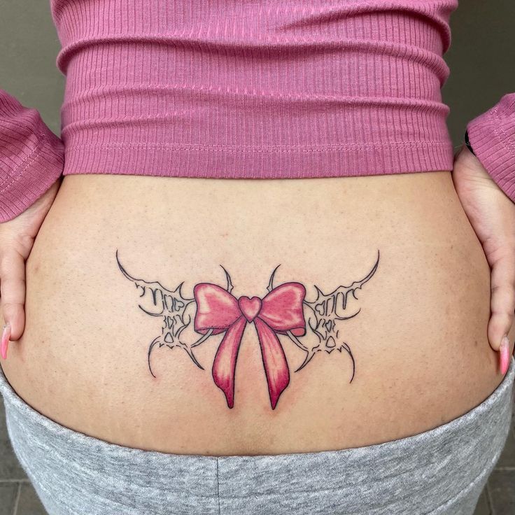 Find Out More on 29 Tramp Stamp Tattoo Ideas : Cute, Dainty, Gothic & Y2K Lower Back Designs