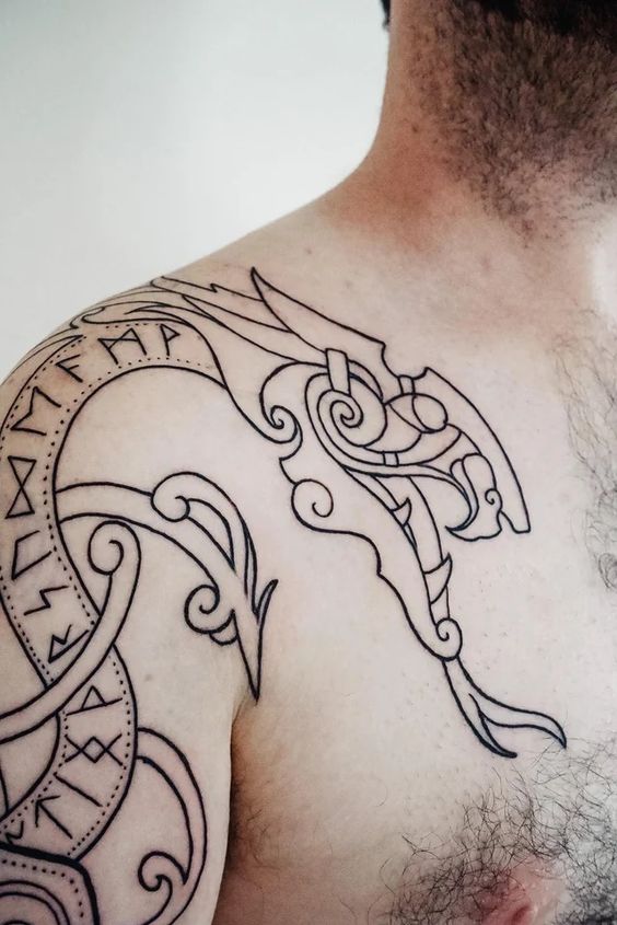 Explore 21 Viking Tattoo Ideas for Men: Discover Traditional & Modern Norse Mythology Designs