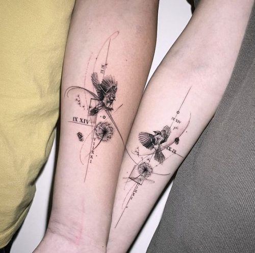 20 Unique Couple Tattoo Designs : Matching & Meaningful Ink Ideas for Every Pair