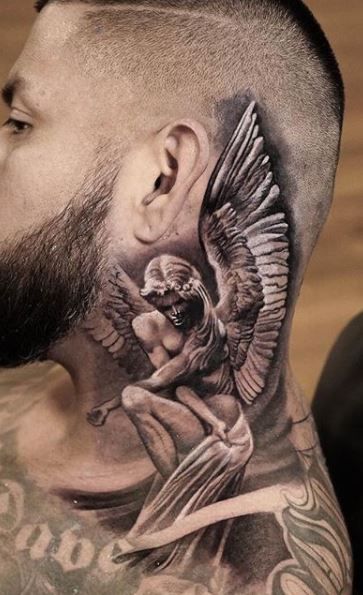 Neck tattoos for men 19 ideas