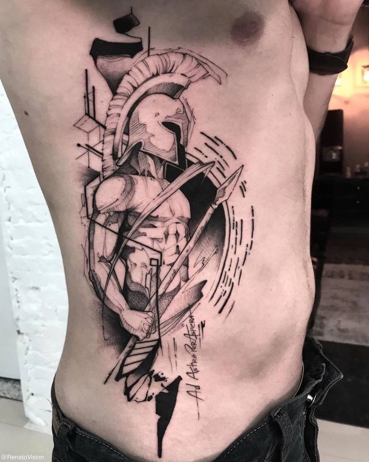 27 Spartan Tattoo Ideas Bold Sleeve, Chest, Leg & Forearm Designs
