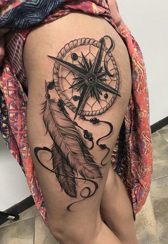 25 Designs for Dream Catcher Tattoos for Women and Men and Traditional Styles