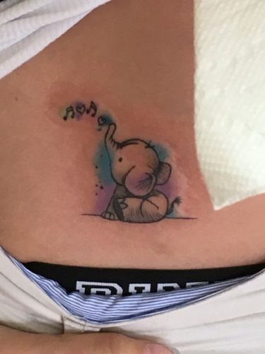 27 Small Elephant Tattoo Ideas