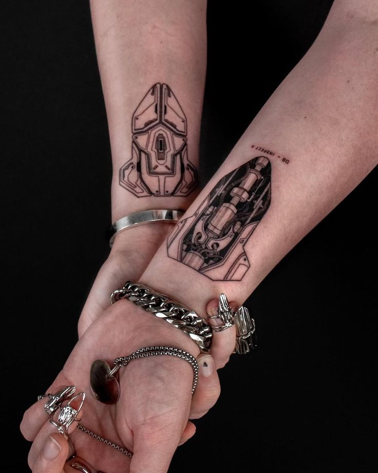 30 Cyberpunk Tattoo Ideas with Arm, Sleeve, Hand, and Back Designs