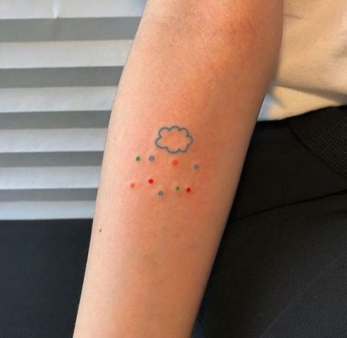 The Art of Cloud Tattoos: 22 Heavenly Designs for