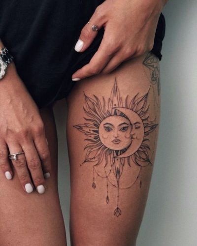 20 Ideas Back of Leg Tattoo Women for