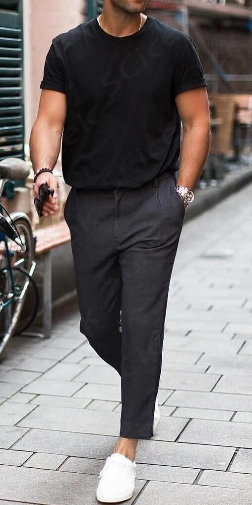 19 Black Fall Outfit Ideas for Men in : From Casual Streetwear to Sophisticated Urban Styles