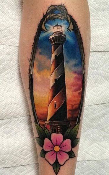 Check Out 29 Cool Lighthouse Tattoo Ideas for