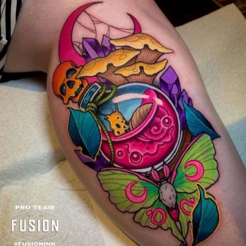 19 Bright Colorful Tattoo Ideas