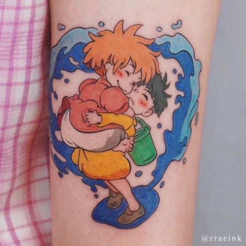Explore Top 20 Ponyo Tattoo Designs – Embrace Studio Ghibli Magic in