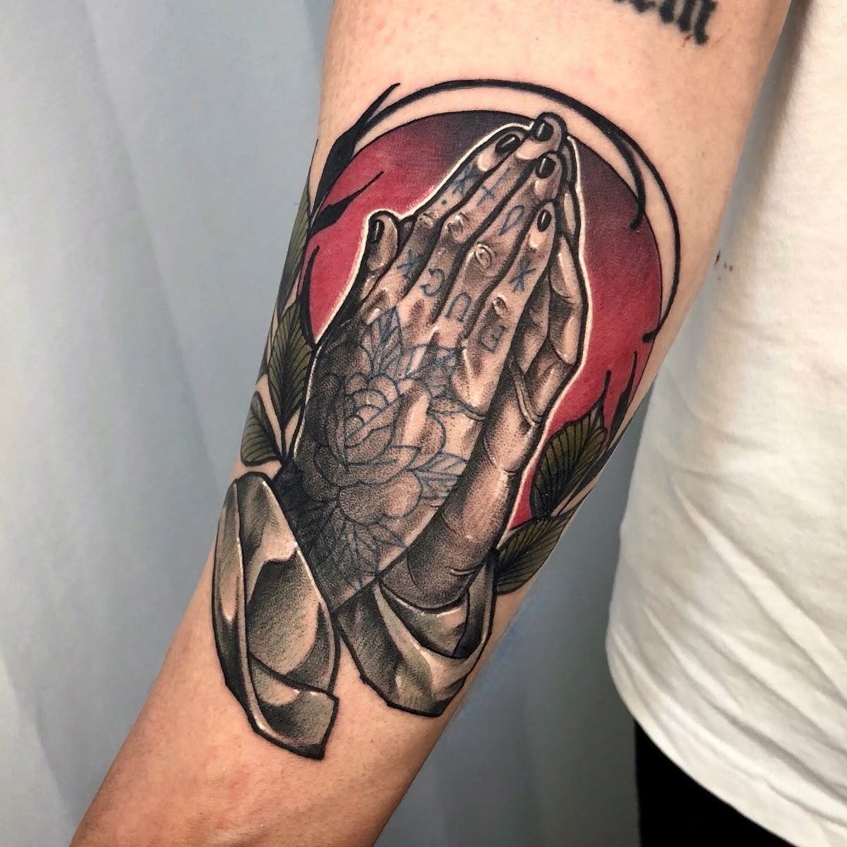 Praying Hands Tattoo Ideas : Rosary, Realism, Shoulder, Chest, Neck, Back and More
