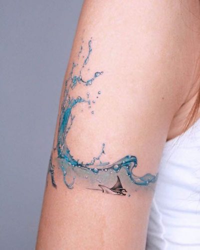 33 Bold Color Tattoo Ideas
