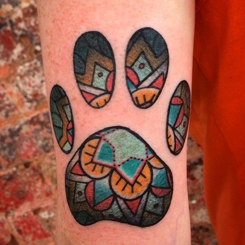 17 Cat Paw Print Tattoo Ideas
