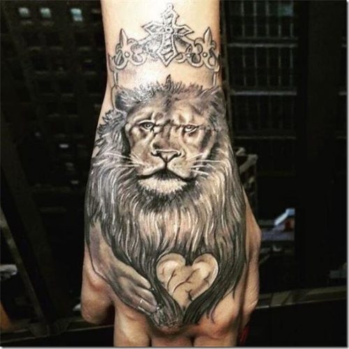 17 Lion Tattoo on Hand: Bold and Powerful Design Ideas